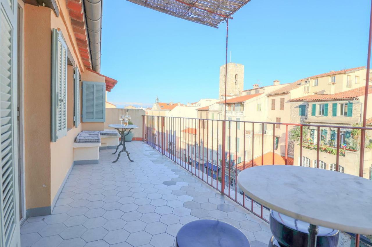 Clt - Unique Duplex & Terrace On The Provencal Market Antibes Exterior foto